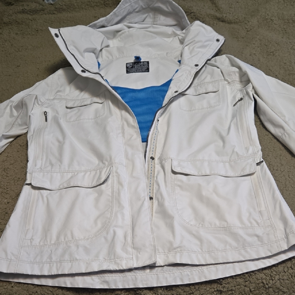 Kuhl Women's Projekt Mountain Hooded Utility Trench Raincoat Jacket
